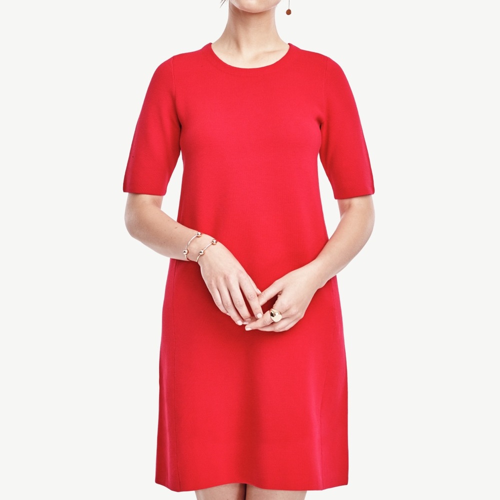 Ann Taylor Pink Knit Dress